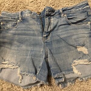 American Eagle Distressed Denim Shorts